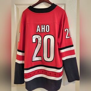 Andrei Svechnikov Autoraphed Carolina Hurricanes Hockey Jersey  - Size L